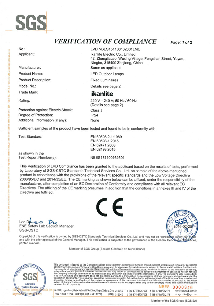 ISO 9001 Certificate