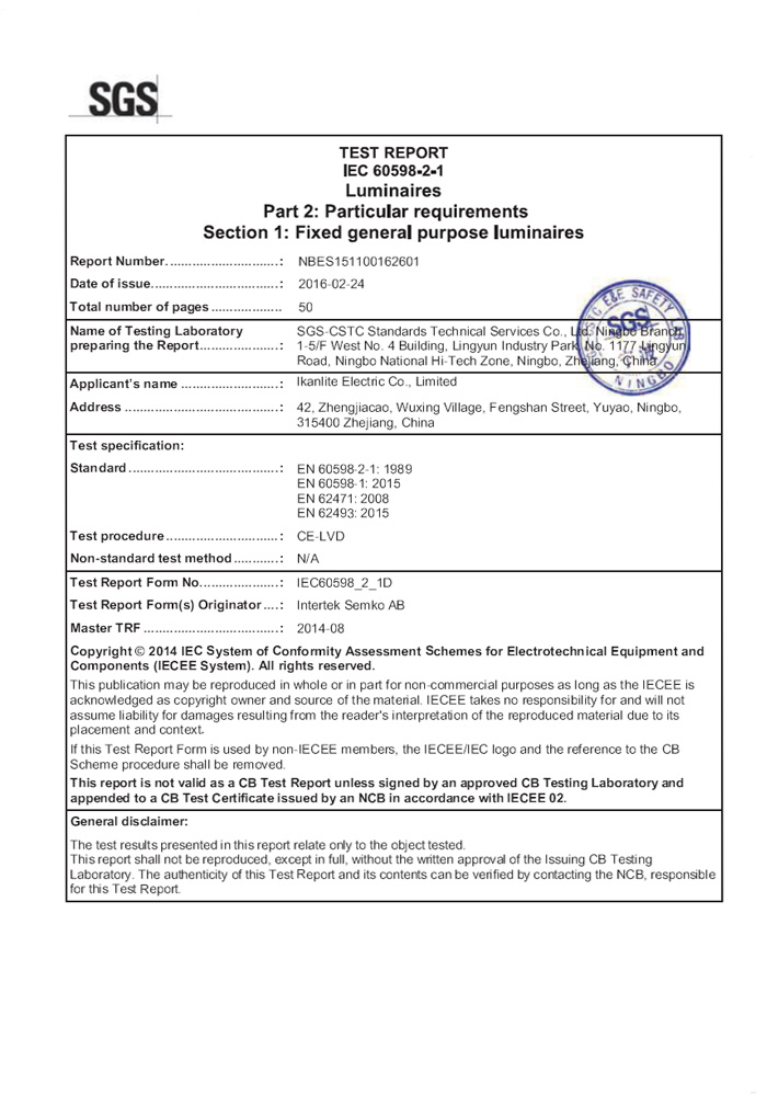 ISO 9001 Certificate